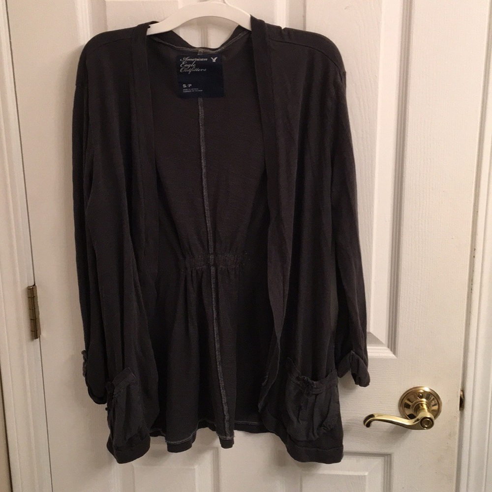American eagle cardigan. Dark grey